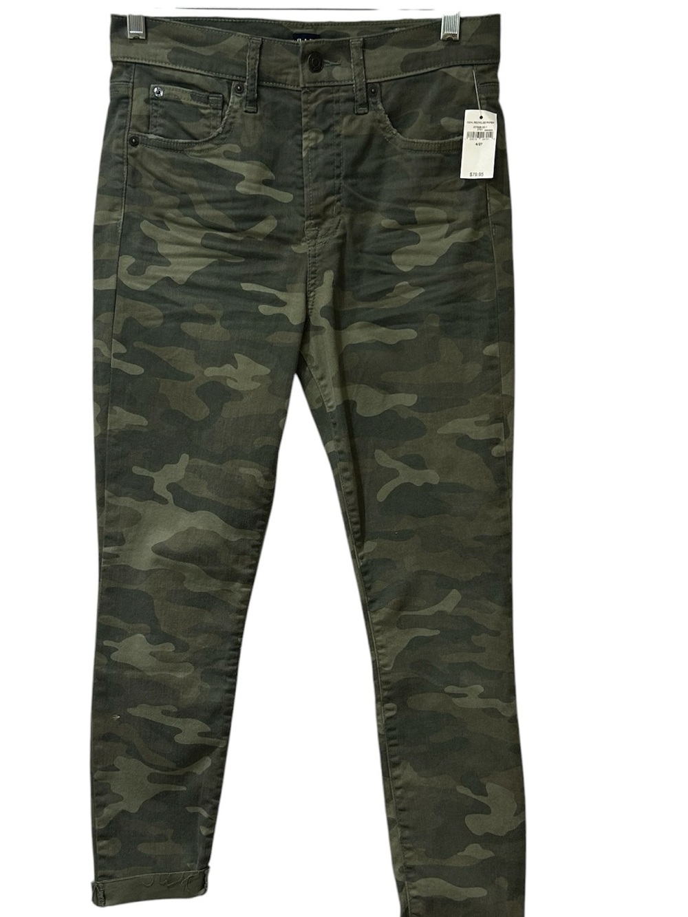 GAP Camo Skinny Jeans - Olive Green Camouflage NWT size 4/27